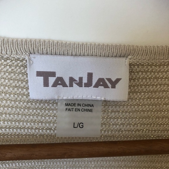 ***😀3 for $35/Tanjay Ombré Blue Tie Dye Cardigan, Gold Sparkle in the fabric. - Picture 2 of 12